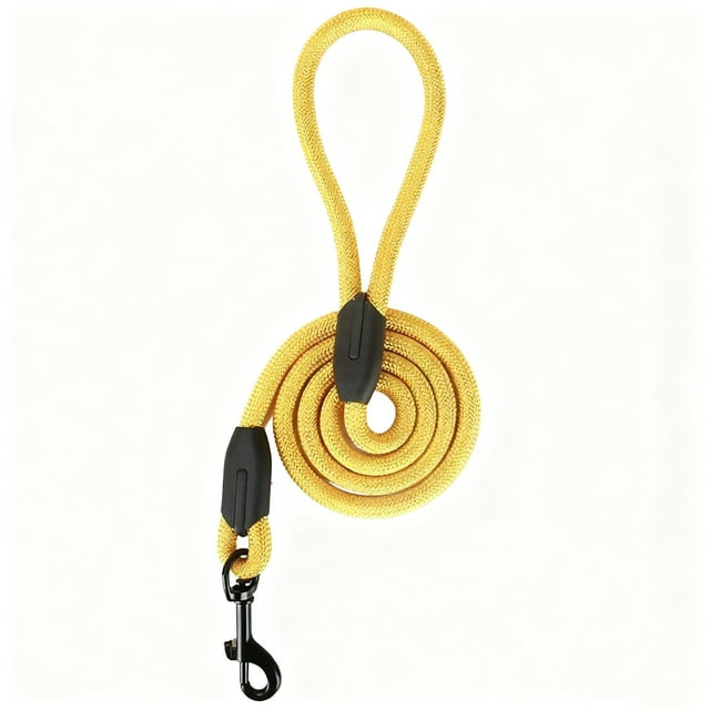 Durable Retractable Nylon Leash for Small Dogs Featuring Comfortable Padded Handle and Night Reflective Stitching