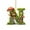 N, variant on Begzeat Mushroom 26 Alphabet Hanging Decoration, Mushroom Slices Tree Ornaments with String for Mushroom Party Supplies Christmas Party Decoration