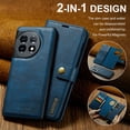 thumbnail image 3 of Retro 2 In1 Detachable Leather Wallet Case for OnePlus 12 OnePlus11 OnePlus 10R 10Pro ACE Nord N20 N200 Nord2 9RT 9Pro OnePlus9 8T 8Pro Wallet Case with Card Holder Magnetic Leather Phone Cases, 3 of 9