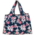 thumbnail image 4 of Wrapables Eco-Friendly Large Nylon Reusable Shopping Bags (Set of 3), Rose Garden, 4 of 7