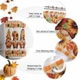 thumbnail image 5 of Shower Curtain 72"W x 84"L Fall Gnomes Thanksgiving Pumpkins Fabric Shower Curtains Set with Hooks Water Repellent Bathroom Curtains Machine Washable Bathroom Accessories, 5 of 6