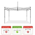thumbnail image 2 of Toldo de repuesto para carpa plegable de 10 x 20 cm, color blanco, 2 of 6