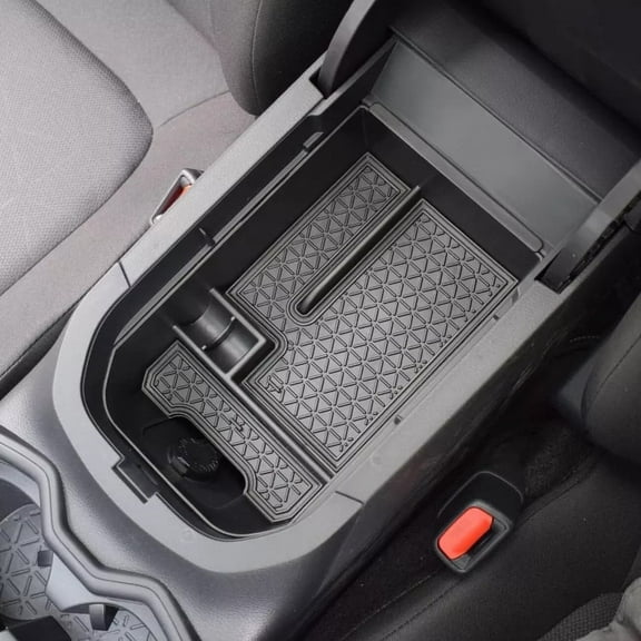 For Toyota RAV4 2019-2024 Black Center Console Armrest Storage Tray