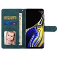 thumbnail image 5 of Suited for Samsung Galaxy Note 9 Case 2018 Released, Premium PU Leather Shockproof Cards Slots Flip Holder Wallet Cover with Hand Strap Drop Protective Case For Samsung Galaxy Note 9,Blue, 5 of 8