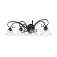 thumbnail image 2 of Wry Lighting Homestead 4-light Vanity in Matte Black, 2 of 4