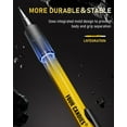 thumbnail image 4 of Four Candies 1.3mm Mechanical Pencil Set with 24 Lead Refills, Metal Weatherproof Heavy Duty Outdoor Carpenter Pencil, Eraser, 6 Eraser Refills for Architect Drafting Woodworking Marking with Case, 4 of 8