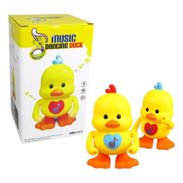 Quack Beats pato bailando con luces juguete educativo temprano juguetes musicales para bebés regalo para niños de 1 año o más niños niñas
