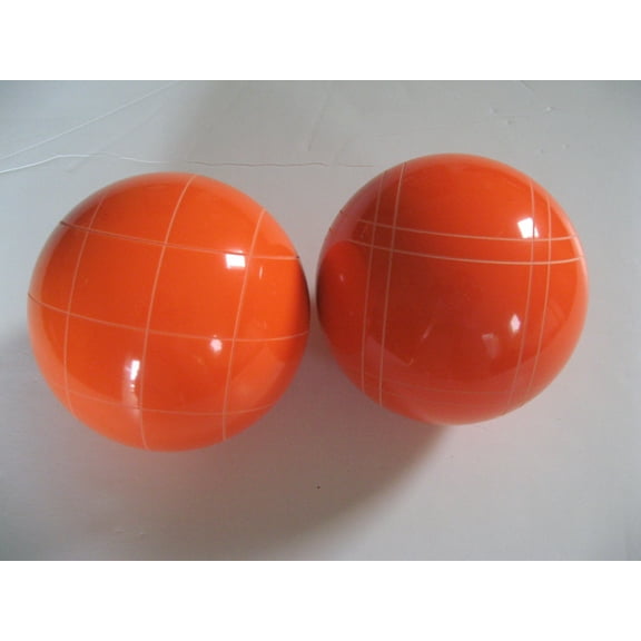 EPCO Replacement Bocce Balls with Mix of Stripes - 2 Pack of Orange 110mm