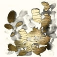 thumbnail image 2 of Vess, June Erica 20x20 Gold Ornate Wood Framed with Double Matting Museum Art Print Titled - Gilt Garden II, 2 of 4