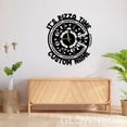 thumbnail image 3 of Glowneon Custom Pizzeria Restaurant With It's Pizza Time Wall Clock, 3 of 5