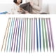 thumbnail image 3 of Juego De Agujas De Tejer, Superficies Alisadoras De Colores De 25 Cm, ​​Agujas De Tejer De Aluminio Para Proyectos De Tejer DIY, 3 of 7