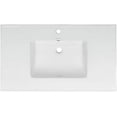 thumbnail image 3 of Swiss Madison Glossy White 37-inch Bathroom Vanity Top, 3 of 4