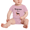 thumbnail image 2 of My Big Sister Is A Airedale Terrier Dog Cute Baby Boy Gril Newborn Clothes, 2 of 5