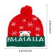 thumbnail image 3 of Gorro Navideño de Punto con Luces Led y Pompón de Papá Noel | Gorro de Lana Cálido para Invierno con Protección para Los Oídos | Gorro Multicolor con Luces Navideñas para Regalar En Fiestas Navideñas, 3 of 6