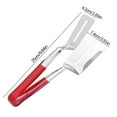 thumbnail image 4 of Fiudx Pinzas de Acero Inoxidable para Alimentos, Antiescaldaduras para Barbacoa, Diseño Portátil y Fácil de Limpiar, Herramienta de Cocina Versátil, Ideal para Asar y Hornear, Duraderas, Juego de 1 P, 4 of 6