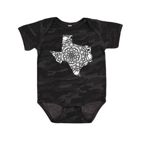

Inktastic Texas Silhouette Mandala Gift Baby Boy or Baby Girl Bodysuit