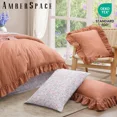 thumbnail image 4 of Amberspace Ruffle Design 7-piece Bed in a Bag Comforter Set with Sheets,Autumn Leaf,Queen, 4 of 8