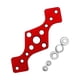 thumbnail image 5 of Juego de plantilla para pasador autocentrante vertical, plantilla para orificios de bolsillo, plantilla para carpintería, guía de broca de bolsillo pa Rojo, 5 of 8