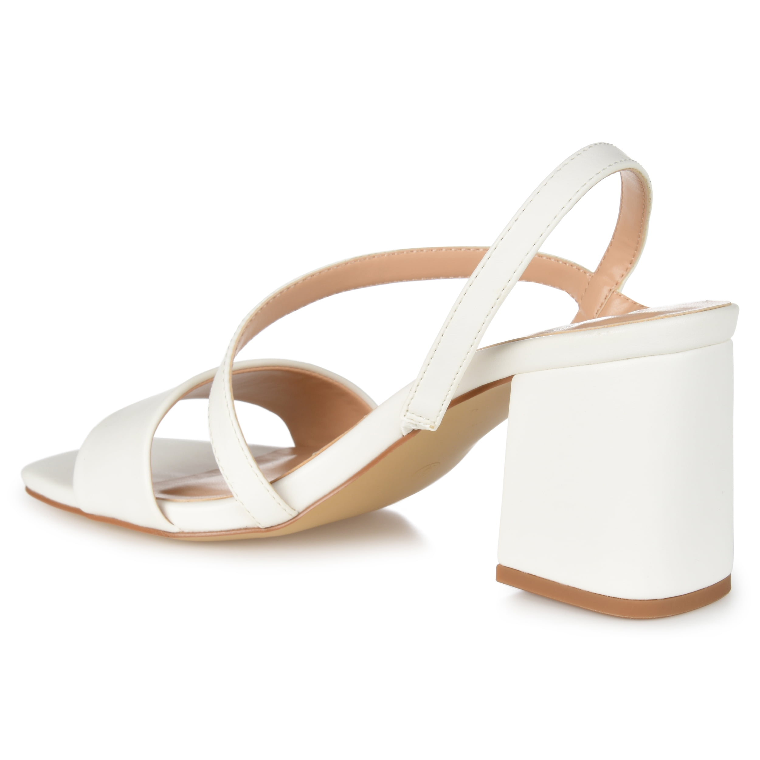Journee Womens Lirryc Open Square Toe Block Heel Sandals, Widths Available