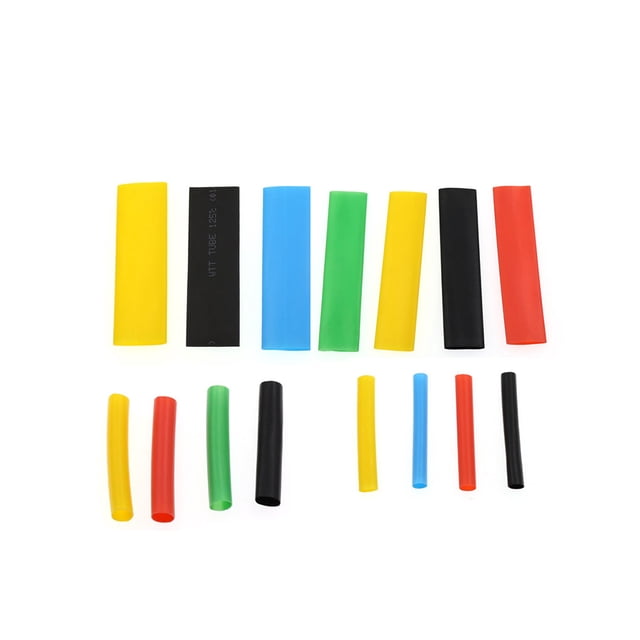 Cateissary Paquete de 530 tubos termorretráctiles de poliolefina de colores, contracción 2:1, 10,4 Mpa, funda protectora antiflama, surtido de envoltura Electrónica miscelánea