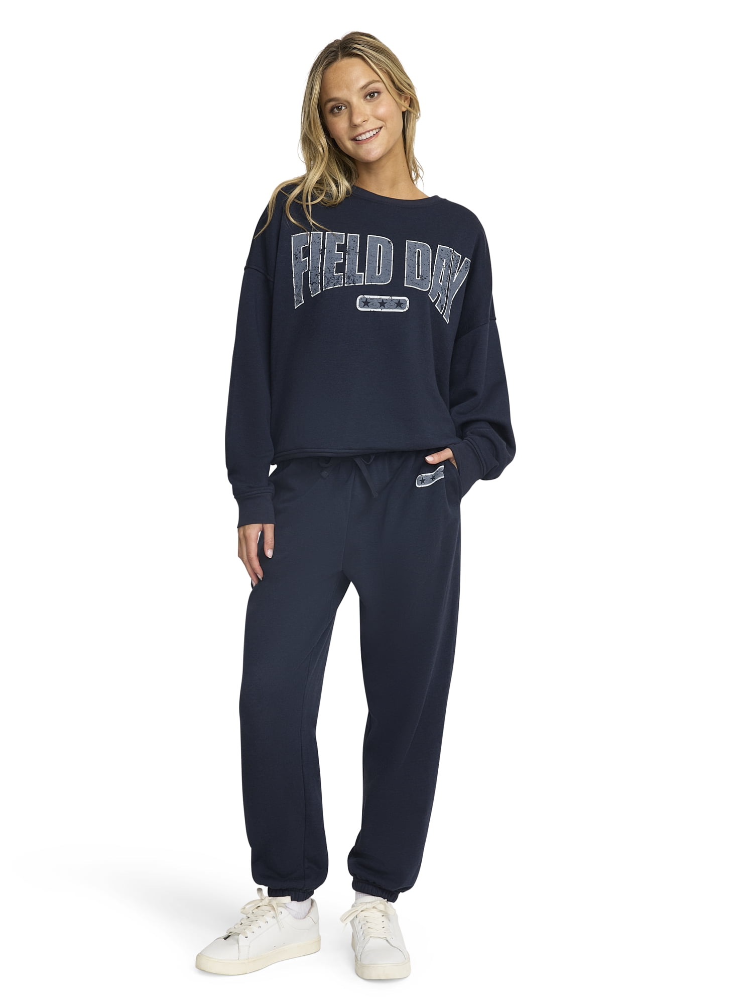 Mills by Millie Bobby Brown Women's Graphic Crewneck Sweatshirt, Sizes XXS-XXXL