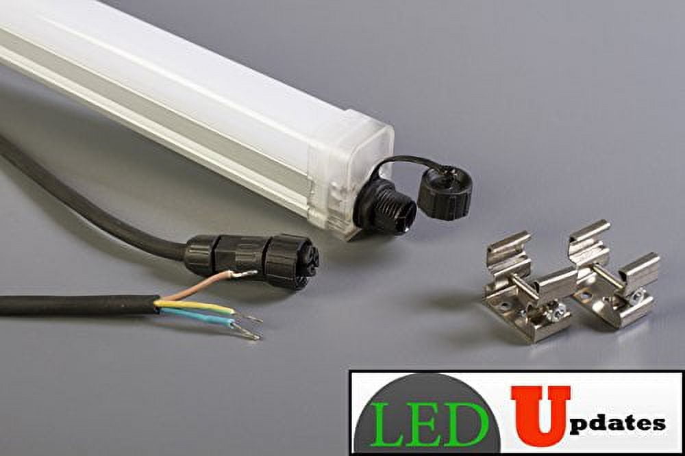 4FT WATERPROOF LED TUBE SHOP LIGHT 30w TRIPROOF FOR WALK IN COOLER INDOOR OUTDOOR PARKING LOT Car WASH Clean roo