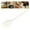 White, variant on Large Silicone Cooking Spoon Set with Bowls and Measurement Marks for Mixing Serving Draining Scooping Scraping – Non-Stick Heat Kitchen Utensils