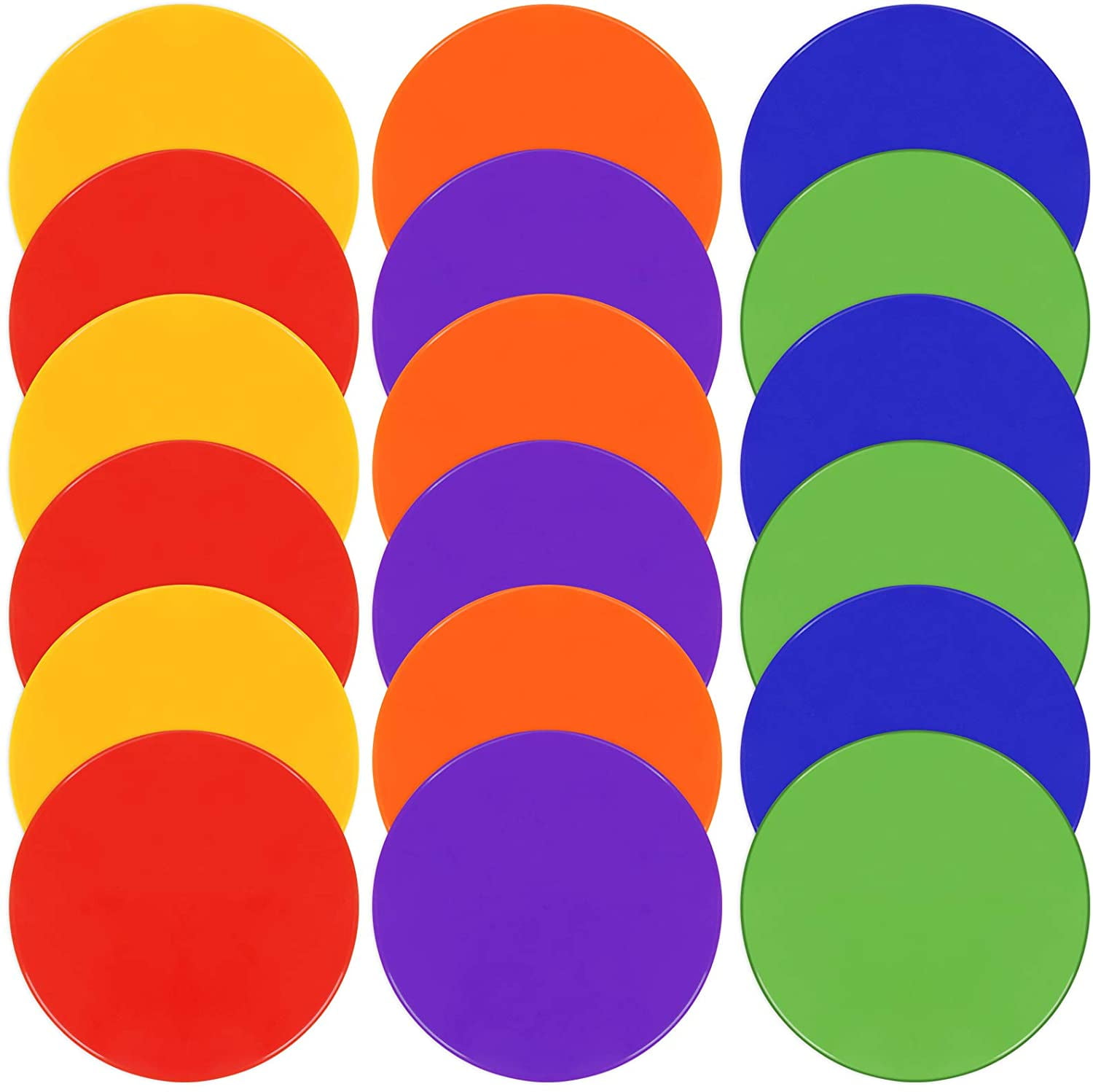 100 MINI SMALL DISC CONES Multi Color Field Marking spots dots agility fitness 
