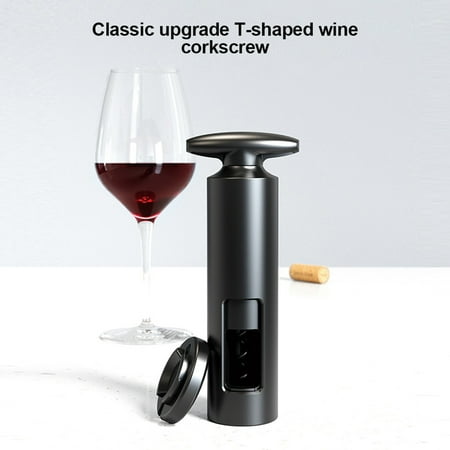 

Corkscrew Self-Pull Hand Rotating Wine Opener Plastic Portable Screw Bottle Opener for Home Hotel