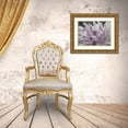 thumbnail image 3 of Bartola 32x25 Gold Ornate Wood Framed with Double Matting Museum Art Print Titled - Checkered Dhalia, 3 of 4