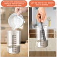 thumbnail image 4 of Lindbes Kit de Pot de Démarrage de Levain 900ml Grande Capacité Récipient de Démarrage de Levain Réutilisable Bocal de Fermentation en Verre à Grand Ouverture avec Marquage Transparent pour Cuisson de Levain, 4 of 10
