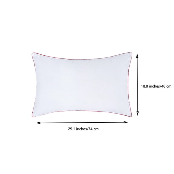1PCS Throw Pillow Inserts, High Elasticity Cotton Pillow, Couch Cushion, Sham Stuffer (White, 18.8x29.1)