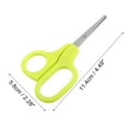 thumbnail image 4 of Unique Bargains 1 Pc Portable Long Handle Nail Scissors Toenail Clippers for Child 4.49"x2.28" Yellow, 4 of 6