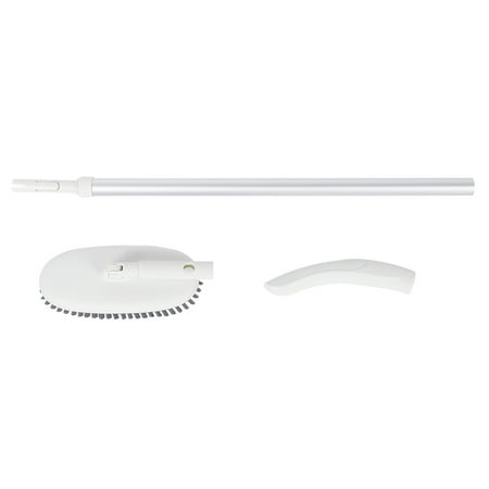 

Rotating Floor Cleaning Brush with Long Handle & Comfort Grip - White