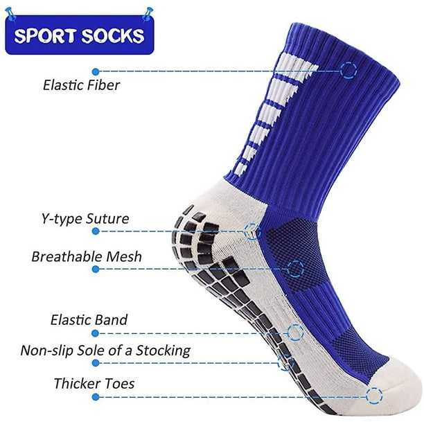 Non Slip Sport Soccer Socks Anti Slip Football Grip Socks Unisex