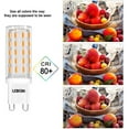 thumbnail image 5 of LEDGLE 6W G9 LED Light Bulbs Non-dimmable 2800K Warm White Light No Flicker 60W Traditional Bulb Equivalent 5 Pcs, 5 of 7