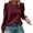 Wine, variant on Baberdicy Womens Tops Women's Puff Long Sleeve Sweatshirts Crewneck Loose Pullover Tops Plus Size Tops for Women Pink