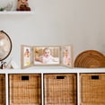 thumbnail image 4 of KAKOWELY Wooden Photo Frame Display Photo Frame Picture Frame Fodable Picture Frame,19.49"X6.69"X0.91", 4 of 5