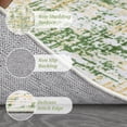 thumbnail image 7 of Nanan, 9x12 Area Rug, Washable Abstract Floor Rug for High Traffic Areas, Non-Slip Stain Resistant Low-Pile Indoor Mat for Living Room Bedroom Kitchen, Green Yellow, 7 of 7