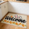 thumbnail image 4 of YingYouFu Easter Welcome Mat Outdoor, Rabbit Egg Coir Doormat for Front Entryway, Absorbent Non Slip Rug with Rubber Backing for Spring Porch Decoration, 4 of 6