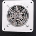 thumbnail image 4 of 4 Inch Inline Duct Fan Air Ventilator Metal Pipe Ventilation Exhaust Fan Extractor Bathroom Fan Duct Fan Accessories, 4 of 7