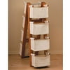 Rubbermaid 2 sided canvas basket storage