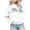 White, variant on ibuvkizy Girls Sweatshirt!Graphic Sweatshirts for Girls Crewneck Oversized Sweatshirt Kids Fashion Long Sleeve Pullover Tops 1-12 Years,White