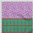 thumbnail image 2 of oneOone Polyester Lycra Fabric Geometric|Leaves & Floral Panel Printed Craft Fabric BTY 56 Inch Wide, 2 of 3