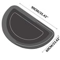 thumbnail image 3 of Anuirheih Half Round Bath Mat Non-Slip Bathroom Rugs Absorbent Quick Dry Rubber Shower Rug for Bathtub Shower Room(35.5x23.7''), 3 of 6