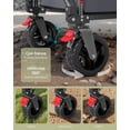 thumbnail image 4 of SONGMICS Carrito Plegable de Transporte 150L 4 Ruedas con Frenos, 4 of 5