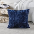 thumbnail image 4 of Home Soft Things Crushed Velvet 4 Piece Throw Pillow Cover Set - Blue - 20" x 20", 4 of 8