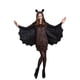 thumbnail image 1 of Disfraces de Halloween para mujer, disfraz de bruja murciélago negra sexy, vestido de cosplay con capucha y mangas de murciélago, disfraz de Halloween para mujer, 1 of 4