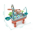 thumbnail image 4 of Extraordinary Home Kids Fishing Electric Water Penguin Stair Climbing Activity Table, 4 of 5