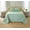 Sage Blossom Vine, variant on BrylaneHome BH Studio Scalloped Hem Bedspread